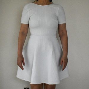 NWT Opening Ceremony knee-length white skater skirt dress